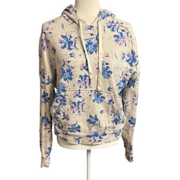 rag & bone Tops - Rag & Bone Floral Hoodie Sweatshirt | Organic Cotton | Size S